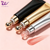 Gloss à lèvres longue tenue à haute pigmentation à l'acide hyaluronique, tube souple en céramique, marque privée, végétalien, hydratant et repulpant, fini brillant
