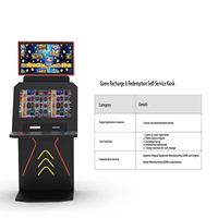 Bornes de paiement et de rachat pour machines de jeu de casino en libre-service, machines de jeu d'arcade de casino en ligne