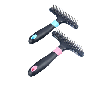 Nodo aperto cane bellezza pettine per capelli rastrello pettine per capelli in plastica per la cura degli animali domestici spazzole all'ingrosso <span class=keywords><strong>Dele</strong></span> nodo aperto - Product Image 6