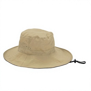 Sombrero de ala ancha ajustable de poliéster, sombrero para el sol, para pesca, camping y actividades al aire libre para adultos - Product Image 4