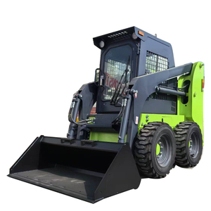 Multifunction Compact 3400kg Wheel <strong>Skid</strong> Steer <strong>Loader</strong> Cabin Diesel Hydraulic <strong>Skid</strong> Steer <strong>Loader</strong> <strong>with</strong> 1 Year Warranty - Product Image 1
