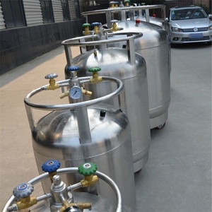 Recipiente de almacenamiento móvil LN2, tanque de retención criogénico de nitrógeno autopresurizante de 50l para control de reacción - Product Image 4