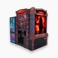 Dark Escape 4D : Jeu d'arcade de tir d'horreur par NAMCO avec écran 3D 46 pouces, effets de mouvement et son immersifs, lunettes antibactériennes
