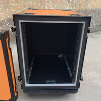 Flight case antichoc en aluminium pour rack d'amplificateur DJ 10U 12U 14U 16U 20U pour événements