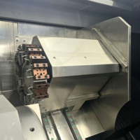 Torno CNC Horizontal FCK56Y con Eje Y / Centro de Torneado de Bancada Inclinada con Torreta de 12 Posiciones y Herramientas Motorizadas Automáticas para Piezas Complejas