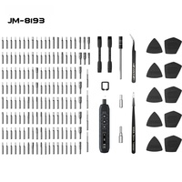 Ensemble de 180 embouts de tournevis électrique de précision multifonction, batterie au lithium rechargeable, personnalisable OEM pour le bricolage et l'industrie