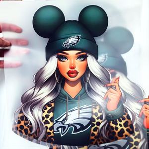 Autocollant thermocollant de haute qualité pour vêtements, motif Atlanta Hawks, en PET et vinyle lavables, pour transfert à chaud - Product Image 1