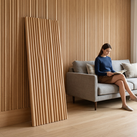 Échantillon Gratuit - Panneau Acoustique Semi-Circulaire pour Intérieur - Panneau Acoustique en MDF Semi-Circulaire Revêtu de Suède Coloré