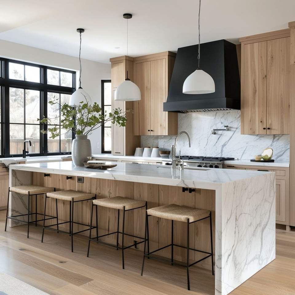 Cbmmart Free Design Modern Custom Solid Wood Kitchen Cabinets