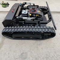 Tondeuse à gazon automatique avec technologie sans fil périmétrique utilisant la navigation par positionnement par satellite