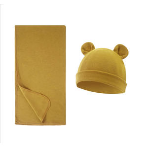 Serviette et couverture d'emmaillotage pour <span class=keywords><strong>nouveau</strong></span>-<span class=keywords><strong>né</strong></span>, couleur unie, 100% coton, anti-acariens, toute saison, pour le bain - Product Image 3