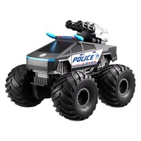 Voiture télécommandée amphibie lanceur de balles d'eau, véhicule RC monstre tout-terrain 4x4, camion jouet électrique avec canon à eau