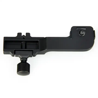 Adaptor J-Arm Taktis JSJM NVG untuk PVS 14, Dudukan Penglihatan Malam, Aluminium+Nylon Hitam 200G untuk Helm Taktis Fast ACH MICH