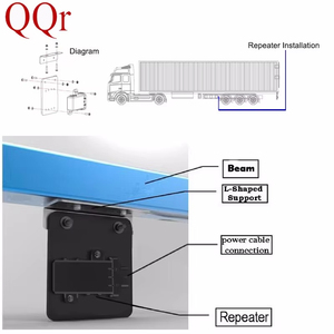 Heavy Duty Truck <span class=keywords><strong>TPMS</strong></span> cảm biến nội bộ 14psi-800psi thời gian thực giám sát áp suất lốp hệ thống cho 22 bánh xe - Product Image 3