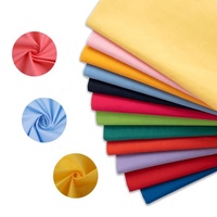 Meilleur prix 60% coton 40% polyester tissé tissu teint uni pour vêtements garçons vêtements robes sacs matelas et textiles de maison