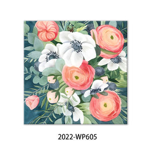 Impresión de Pintura <span class=keywords><strong>al</strong></span> Óleo Personalizada en Lienzo con Diseño Floral Vibrante para Decoración del Hogar - Product Image 6