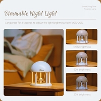 Lampe de table LED rotative rechargeable avec variateur d'intensité pour chambre à coucher, salon, bureau, hôtel