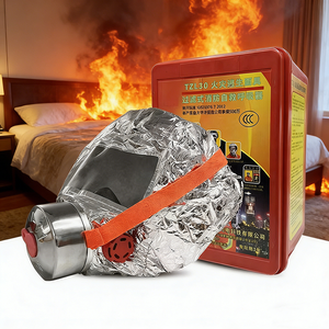 Masque anti-feu et anti-fumée intégral de gros pour usine, cagoule d'évacuation d'urgence, respirateur de sauvetage, protection individuelle - Product Image 6