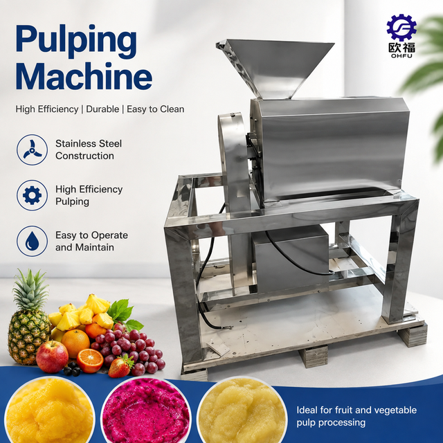 Automatic Fruit Pulper Tomato Pulping Mango Pulp Making Machine Fruit Vegetable Juicer Machine Cold Press Juicer Machine