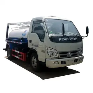 China Forland 3000 Liter Mini-Fekalsächwagen 4x2 Staubsauger Abwaschwassersäuber Sanitärwagen