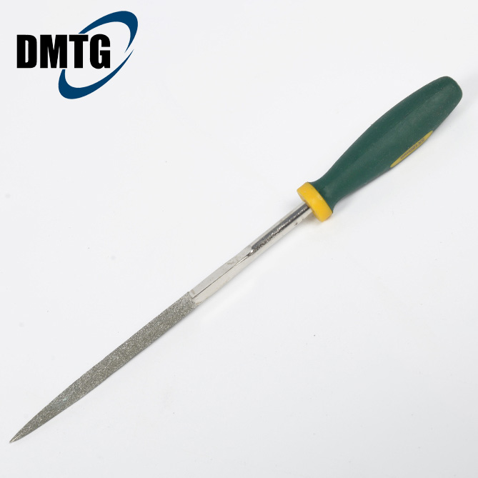 Набор для алмазной пилки DMTG 200729, плоский маленький нож, Круглый треугольный алмазный круглый напильник, Круглый алмазный напильник