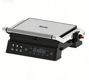 Nouvelle Plaque de Cuisson Électrique Newle 4 Tranches Détachable 2000W 180° Réglable Température <span class=keywords><strong>Plaques</strong></span> Antiadhésives Bac à Huile Amovible Acier Inoxydable - Product Image 3