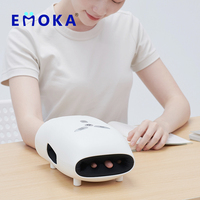 EMOKA Luftdruck-Handmassagegerät mit Vibration, Wärme und Zeitsteuerung zur Schmerzlinderung