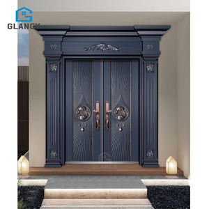 Porta d'Ingresso Principale in Acciaio di Sicurezza per Villa, Design di Lusso Francese, Personalizzabile, Vendita all'Ingrosso - Product Image 3