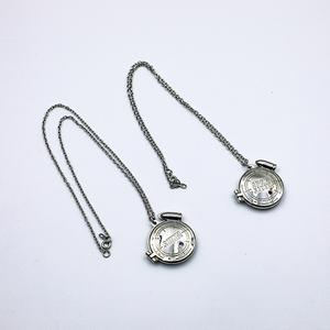 Collar con Colgante Personalizado al por Mayor, con Diseño de Dibujos Animados, Anime, Películas, TV, IP, Foto Personalizada, Collar con Colgante de Espejo y Piedras de Cristal - Product Image 4