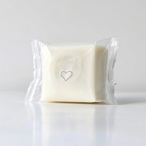 Finition transparente incassable personnalisée Pochette à joint arrière Sac scellé au milieu pour l'emballage des produits de barre de savon - Product Image 1