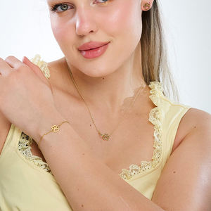 Gemnel Hollow Heart und Paw Halsketten Pet Footprint Niedliche Tier Hund Katze Anhänger Halskette für Frauen Mädchen Schmuck - Product Image 4