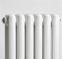 Radiateur en acier anthracite de 800 mm, vertical et horizontal, rectangulaire, à fixation murale, avec revêtement en poudre