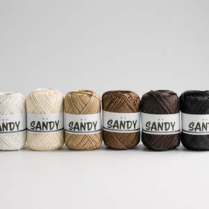 Fil à tricoter YARNA Sandy (50g) 100% polypropylène, résistant aux UV, marque coréenne, séchage rapide, idéal pour les sacs de plage estivaux, doux et confortable. - Product Image 2