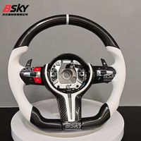 Pour BMW Série 3 Série 5 Volant En Cuir De Voiture pour M3 M4 M5 M6 F30 F10 F15 F36 F01 F20 F22 F25 F31 F32 E70 E71 E90 X6
