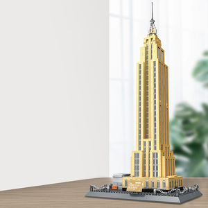 Wange 5212 Bloques de Construcción del Empire State Building de Nueva York, Modelo de Ladrillos de Plástico, Juego de Juguetes de Construcción - Product Image 2