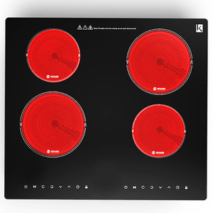 ベストセラー内蔵4バーナー電磁調理器ブラック電気タッチスクリーンOEMステンレス鋼220V5000W Taino Electric <span class=keywords><strong>Ind</strong></span> - Product Image 2