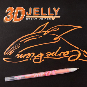 Nieuwe Diy Tekening Graffiti 3d Jelly Pen Custom Schrijven Glanzende Stereoscopische Pen Voor Keramische Plastic Glas Versieren Kaarten Tags - Product Image 2