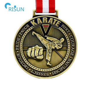 Medalla personalizada de pugilismo en 3D, lucha de boxeo coreana, artes marciales mixtas, medallón de Judo, Karate, Taekwondo, medalla de Karate personalizada - Product Image 3