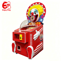 Machine à pinces à monnayeur en métal, thème clown sucette, distributeur de bonbons et de prix, jeu d'arcade pour enfants, pour parcs d'attractions