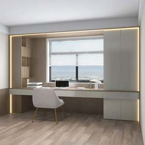 Meuble de rangement à chaussures moderne en bois pour fenêtre de chambre à coucher personnalisée - Product Image 4