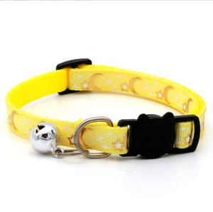 Collier de <span class=keywords><strong>chien</strong></span> chat étoile <span class=keywords><strong>lune</strong></span> plaqué or collier de chat boucle collier de chat réfléchissant - Product Image 4