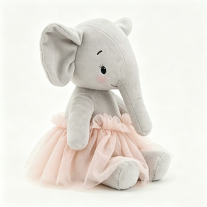 Peluche éléphant ballerine personnalisée, peluche éléphant gris - Product Image 4