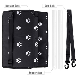 Asiento Elevador Portátil y Transpirable para Perros con Cinturón de Seguridad para Viajes - Product Image 6