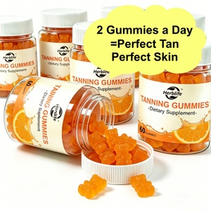 Gummies bronzantes quotidiennes personnalisées pour femmes avec supplément de vitamines, bêta-carotène, lycopène et astaxanthine – Gummies bronzantes sans soleil - Product Image 2