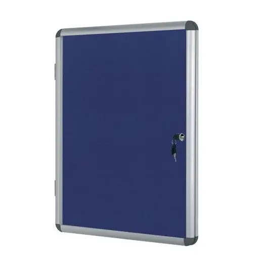 Indoor Pin Board Felt Board High Quality Bulletin Memo Notice Board Frame 27mm Lockable Frame
