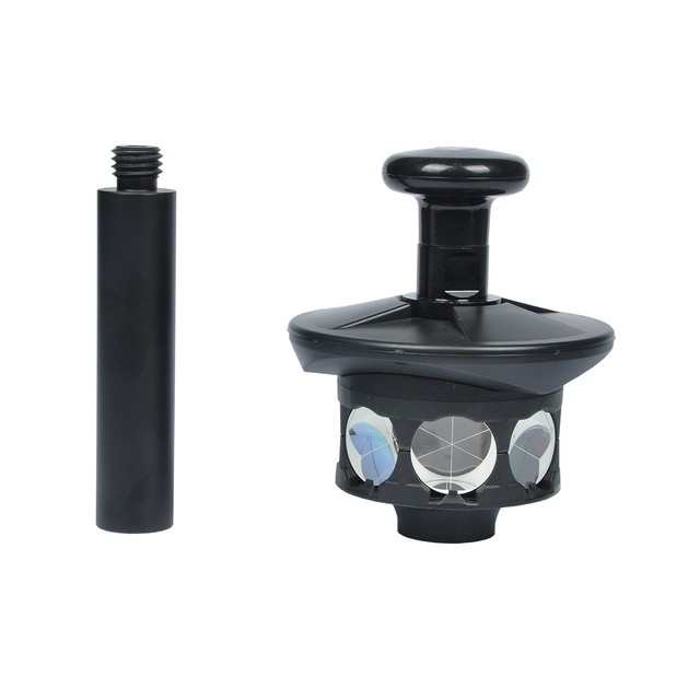 Trimble 360 Degree Prism for Trimble Total Station + 5/8"X11 Female Thread 10CM Prism Pole High Quality
