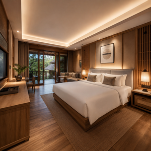 Vente en gros de meubles d'hôtel 3, 4 et <span class=keywords><strong>5</strong></span> étoiles à Dubaï, fabricant direct, meubles d'hôtel modernes de luxe en MDF, ensembles de meubles de chambre à coucher - Product Image 1