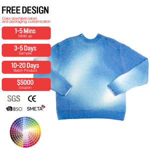 Áo len nam cổ tròn dệt kim jacquard in họa tiết len thiết kế riêng mùa đông - Product Image 5