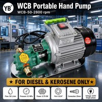 Pompe à huile à engrenages électrique WCB 75, 75 LPM, 0,75 KW, en acier au carbone, pour huile de transformateur, 2800 tr/min, 220V, prête à l'emploi