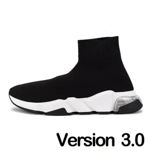 Scarpe calzino firmate uomo <span class=keywords><strong>donna</strong></span> Graffiti bianco nero rosso Beige rosa chiaro Sole stringate al Neon giallo runner trainerorm sneakers - Product Image 6
